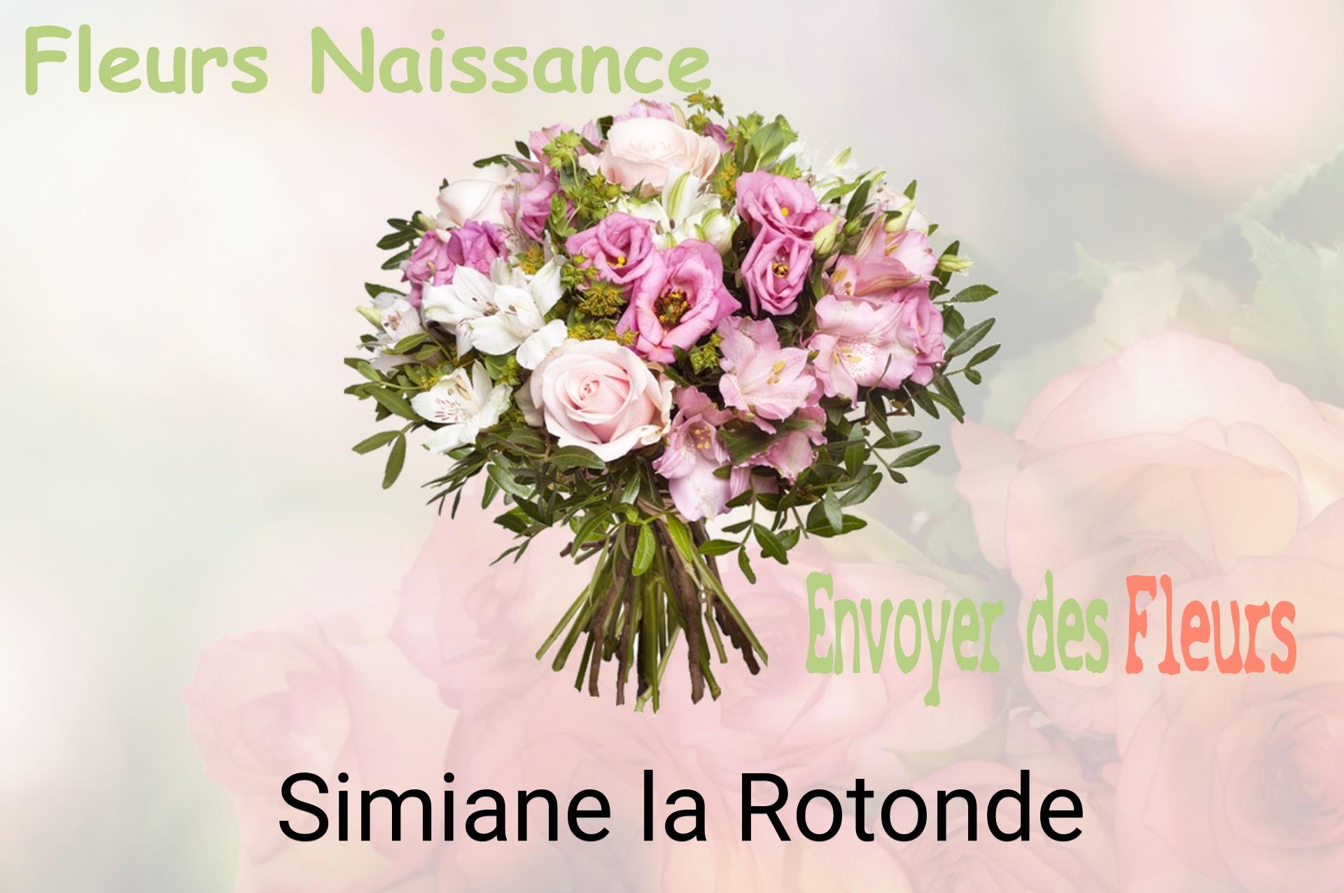 Bouquet de fleurs de naissance livré à Simiane-la-Rotonde