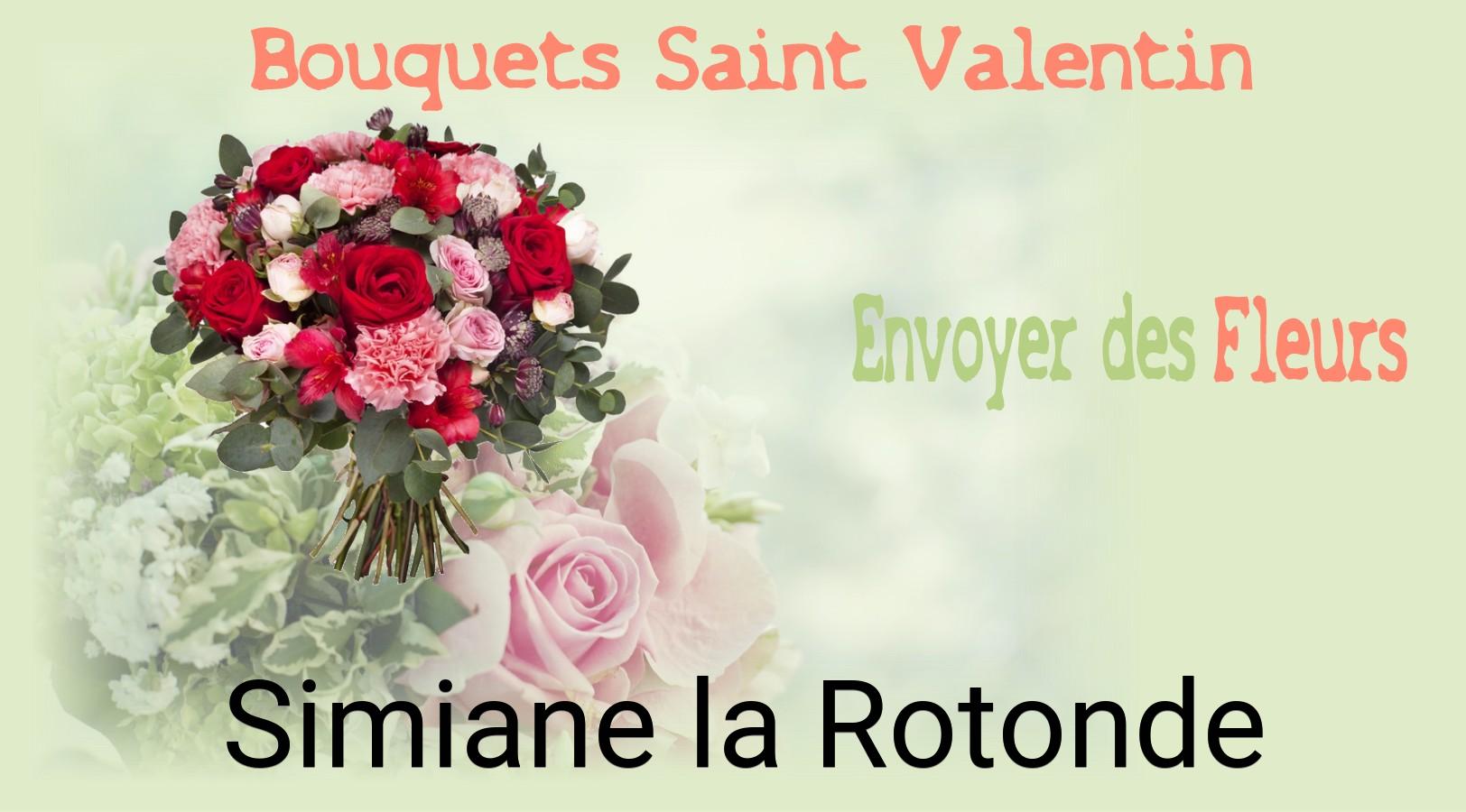Roses de Saint-Valentin livrées à Simiane-la-Rotonde